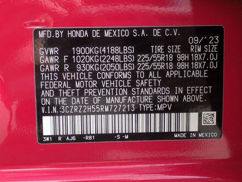 Used 2024 Honda HR-V Sport image 30