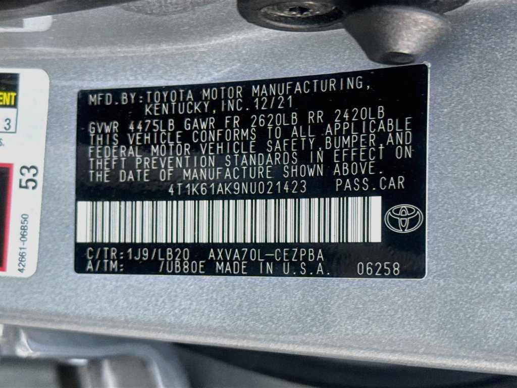 Used 2022 Toyota Camry XSE FWD image 34