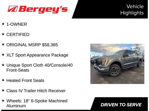 Certified 2023 Ford F150 XLT w/ Equipment Group 302A High image 5