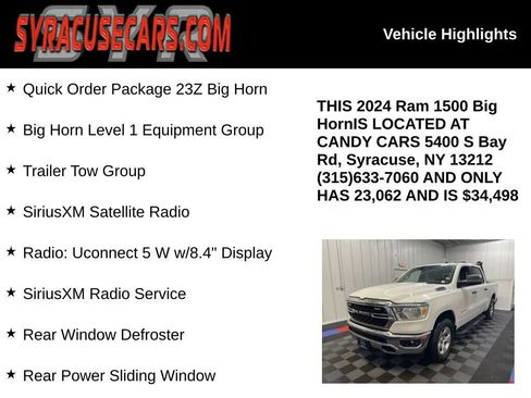 Used 2024 RAM 1500 Big Horn w/ Trailer Tow Group AWD/4WD image 5