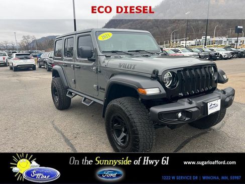 Used 2021 Jeep Wrangler Unlimited Sport image 1