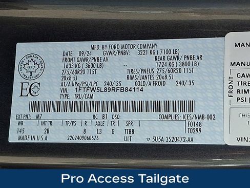 Used 2024 Ford F150 Lariat w/ Equipment Group 502A High AWD/4WD image 31