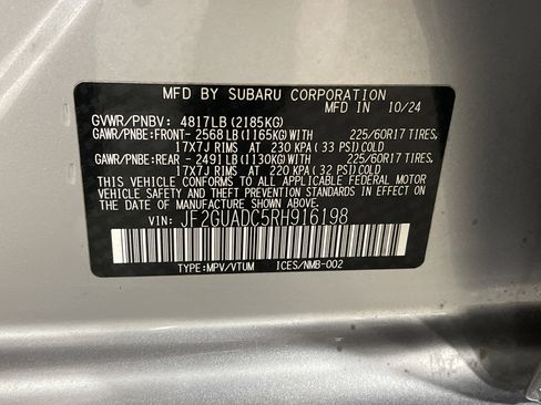 Used 2024 Subaru Crosstrek 2.0i Premium image 27