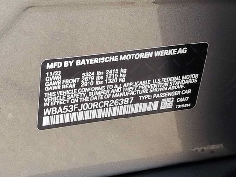 Used 2024 BMW 530i xDrive w/ Executive Package AWD/4WD image 39