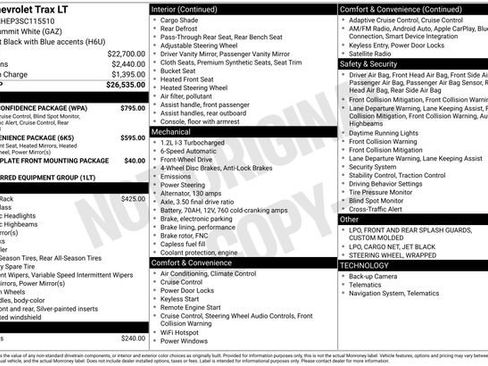 Used 2025 Chevrolet Trax LT w/ Driver Confidence Package FWD image 7