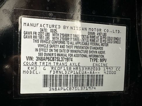 Used 2025 Nissan Kicks SV AWD/4WD image 11