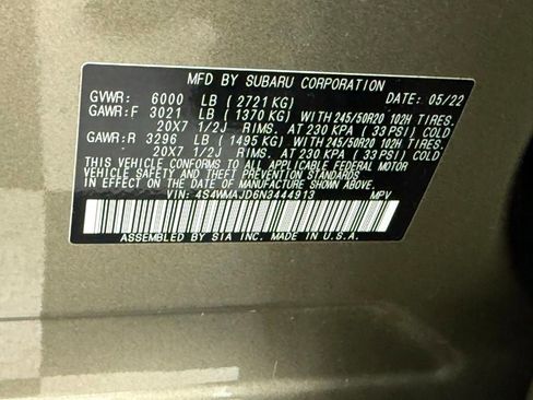 Used 2022 Subaru Ascent Onyx Edition image 48