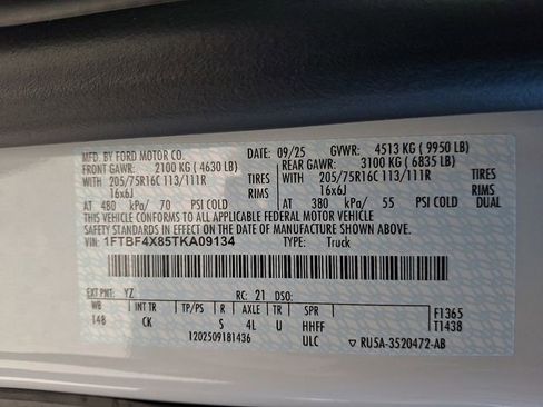 New 2026 Ford Transit 350 148 High Roof Extended DRW RWD image 10