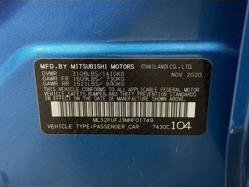 Used 2021 Mitsubishi Mirage G4 LE image 30