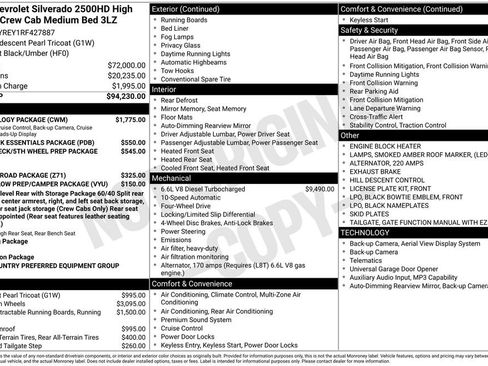 Used 2024 Chevrolet Silverado 2500 High Country w/ Technology Package image 47