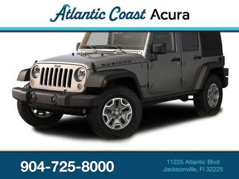 Used 2015 Jeep Wrangler Unlimited Rubicon w/ Connectivity Group AWD/4WD image 2