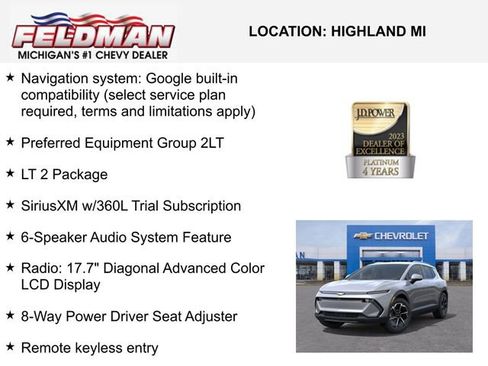 New 2026 Chevrolet Equinox EV LT image 3