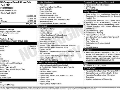 New 2026 GMC Canyon Denali image 2