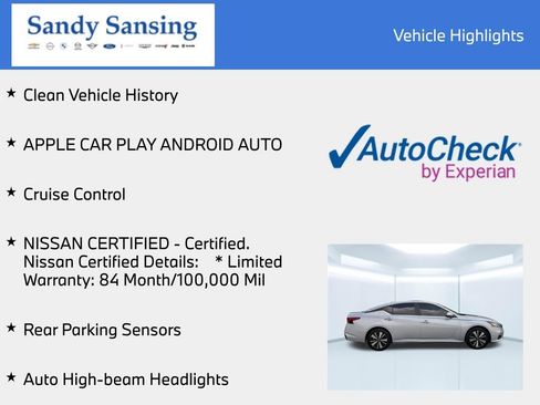 Used 2022 Nissan Altima 2.5 SV FWD image 8
