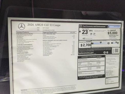 New 2026 Mercedes-Benz CLE 53 AMG 4MATIC Coupe image 18