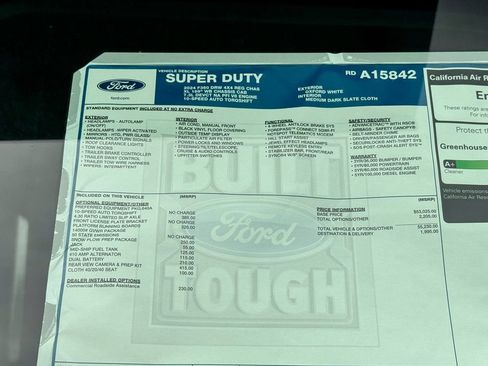 New 2024 Ford F350 XL w/ Snow Plow Prep Package image 10