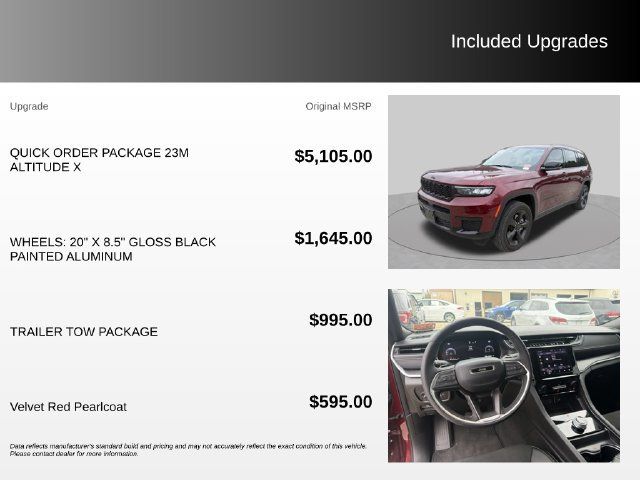 Used 2024 Jeep Grand Cherokee L Altitude AWD/4WD image 4