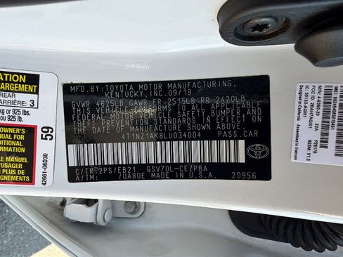 Used 2020 Toyota Camry TRD FWD image 30