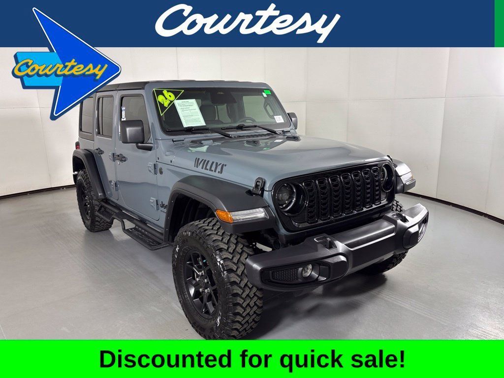 Used 2026 Jeep Wrangler Unlimited Sport AWD/4WD image 1