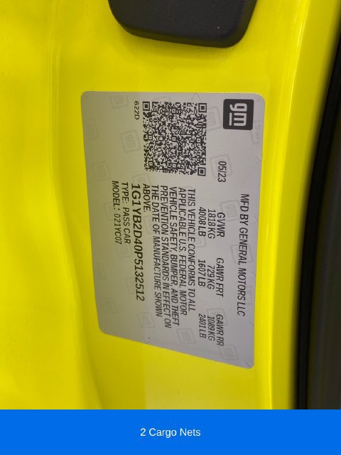 Used 2023 Chevrolet Corvette Stingray Preferred Cpe RWD image 27
