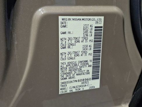 Used 2023 Nissan Frontier PRO-4X w/ Pro Convenience Package AWD/4WD image 27