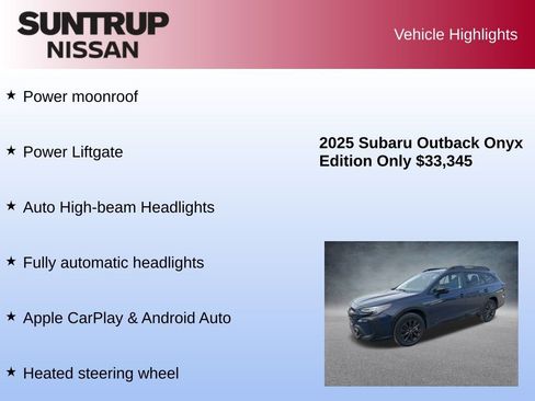 Used 2025 Subaru Outback Onyx Edition image 16