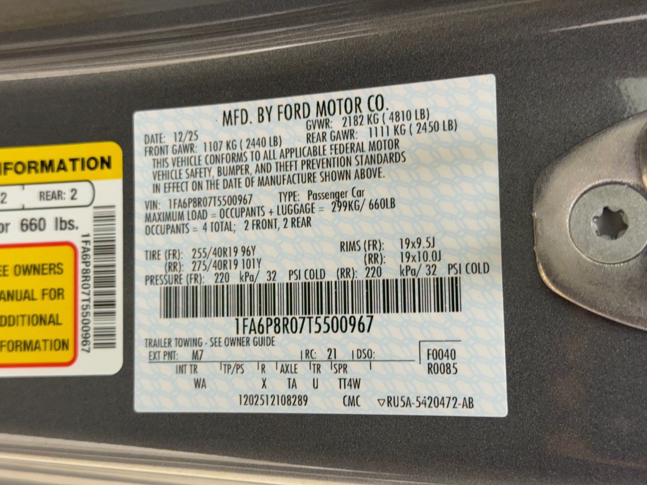 Certified 2026 Ford Mustang Dark Horse RWD image 32