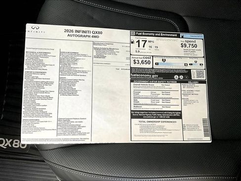 New 2026 INFINITI QX80 Autograph w/ Premium Cargo Package image 27