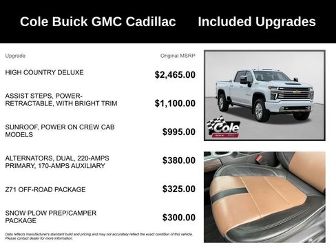 Used 2023 Chevrolet Silverado 2500 High Country w/ Z71 Off-Road Package AWD/4WD image 3