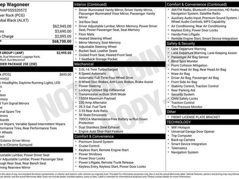 Certified 2025 Jeep Wagoneer 4WD w/ Premium Group I image 26