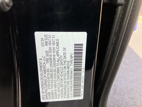 Certified 2024 Honda Odyssey EX-L image 37