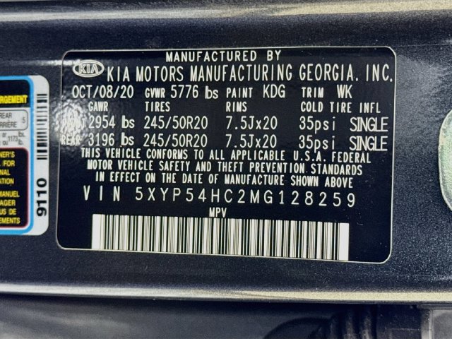 Used 2021 Kia Telluride SX w/ Towing Package FWD image 53