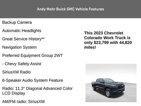 Used 2023 Chevrolet Colorado W/T image 4