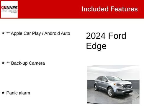 Used 2024 Ford Edge Titanium AWD/4WD image 3