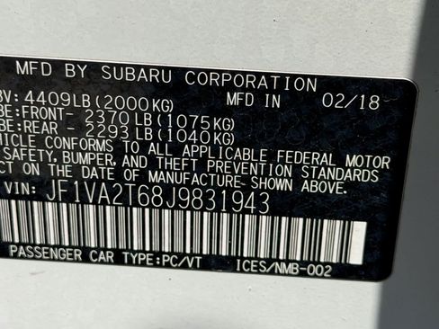 Used 2018 Subaru WRX STI Limited AWD/4WD image 20
