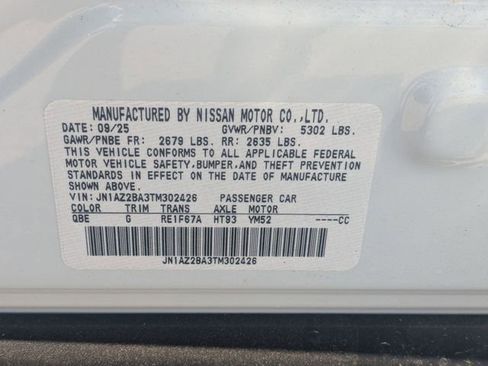 New 2026 Nissan Leaf w/ Floor Mat Package (S+) image 35