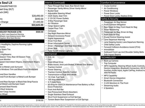 Used 2025 Kia Soul LX w/ LX Technology Package FWD image 41
