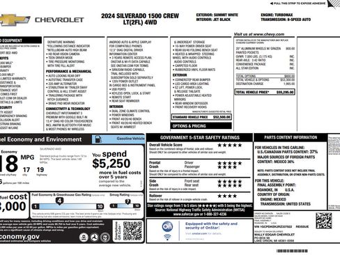 Used 2024 Chevrolet Silverado 1500 LT AWD/4WD image 7