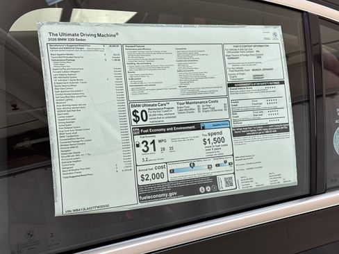 Used 2026 BMW 330i Sedan w/ Convenience Package image 29