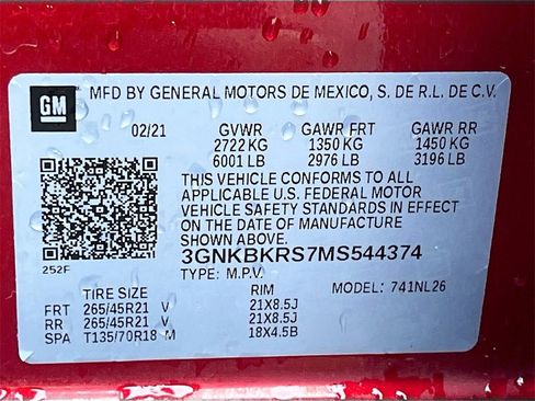 Used 2021 Chevrolet Blazer RS w/ Enhanced Convenience Package image 34