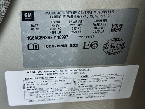 Used 2014 Cadillac ATS 2.0T AWD Sedan image 39