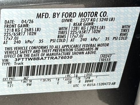 New 2026 Ford Maverick XL AWD/4WD image 39