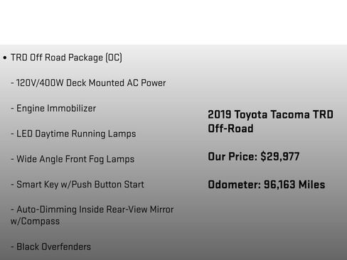 Used 2019 Toyota Tacoma TRD Off-Road image 6