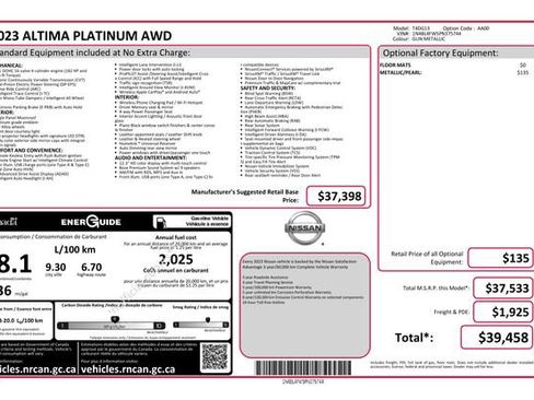 Used 2023 Nissan Altima AWD image 50