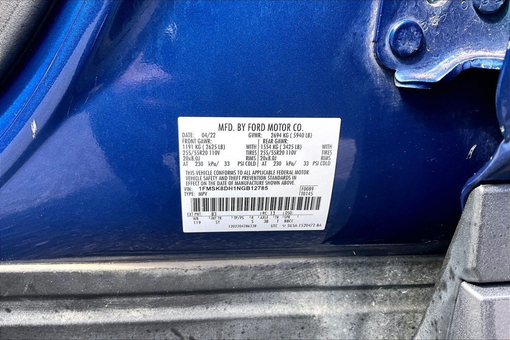 Used 2022 Ford Explorer XLT w/ Equipment Group 202A AWD/4WD image 19