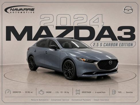 Used 2024 MAZDA MAZDA3 s AWD/4WD image 1