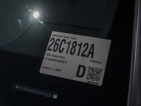 Certified 2026 Toyota Camry XSE AWD/4WD image 27