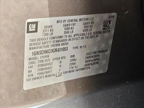 Used 2016 Chevrolet Suburban LT w/ Max Trailering Package RWD image 24