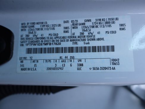 Used 2021 Ford F150 Lariat w/ Equipment Group 501A Mid image 41