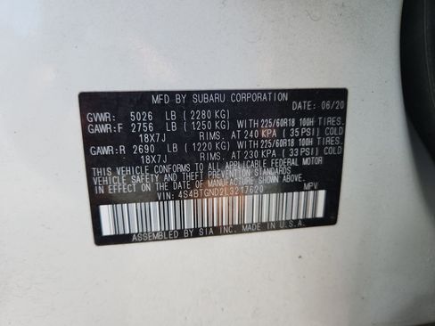 Used 2020 Subaru Outback Limited XT w/ Popular Package #2 image 31